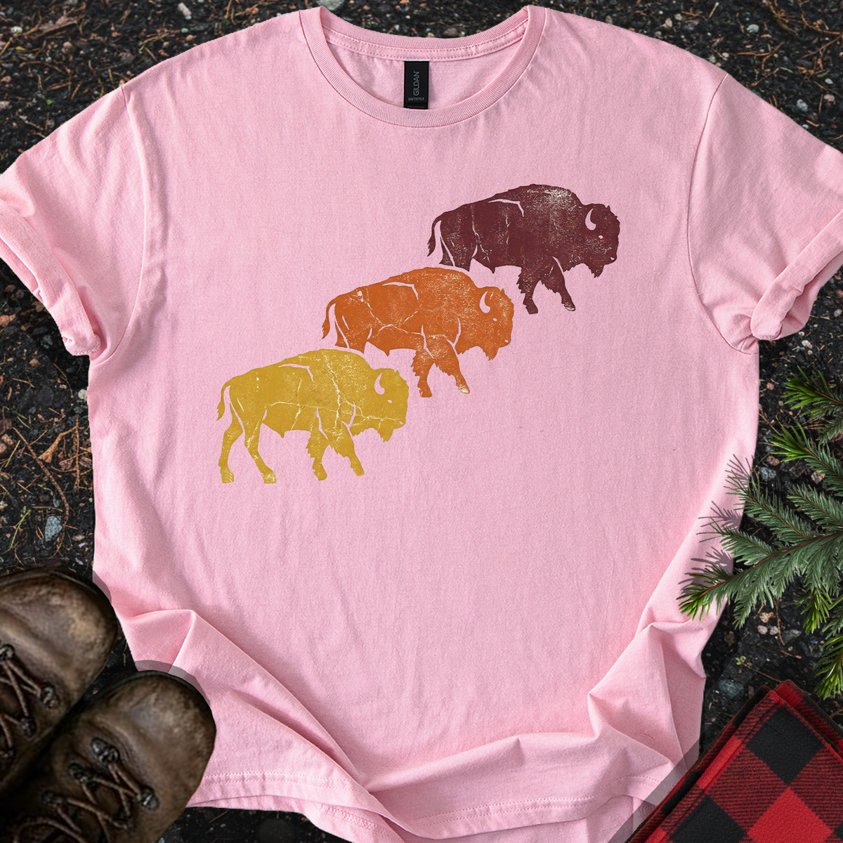 Retro Bison T-shirt