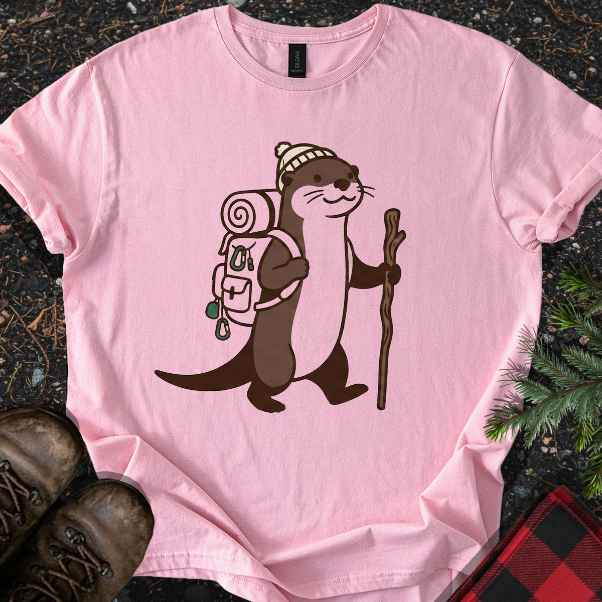 Hiking Otter T-shirt