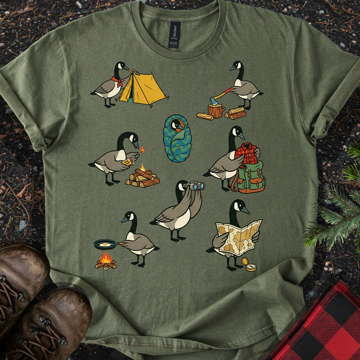 Camping Goose T-shirt