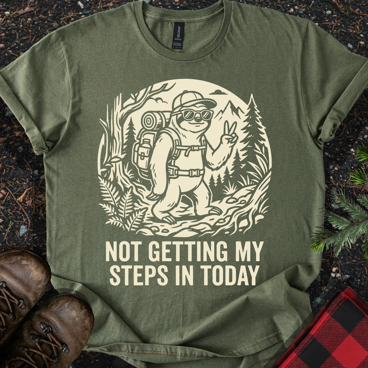 Sloth Hiking T-shirt