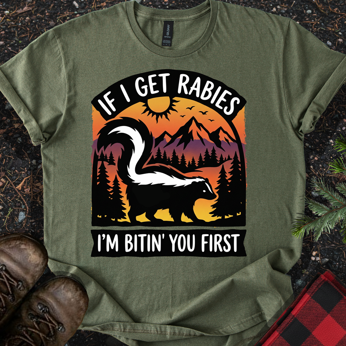 Skunk Rabies T-shirt