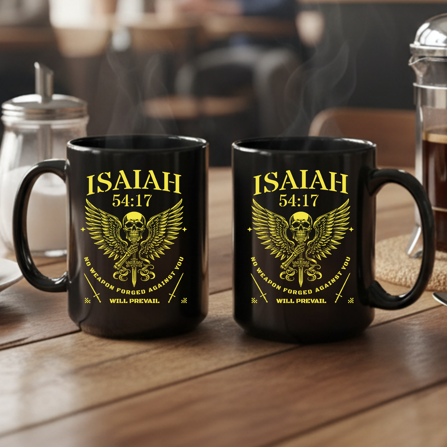 NO WEAPON MUG