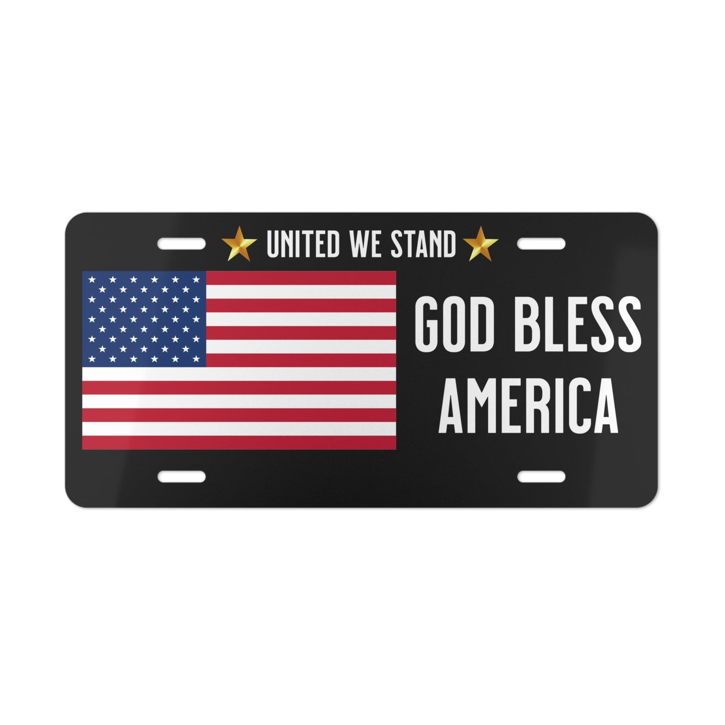 God Bless America Vanity License Plate