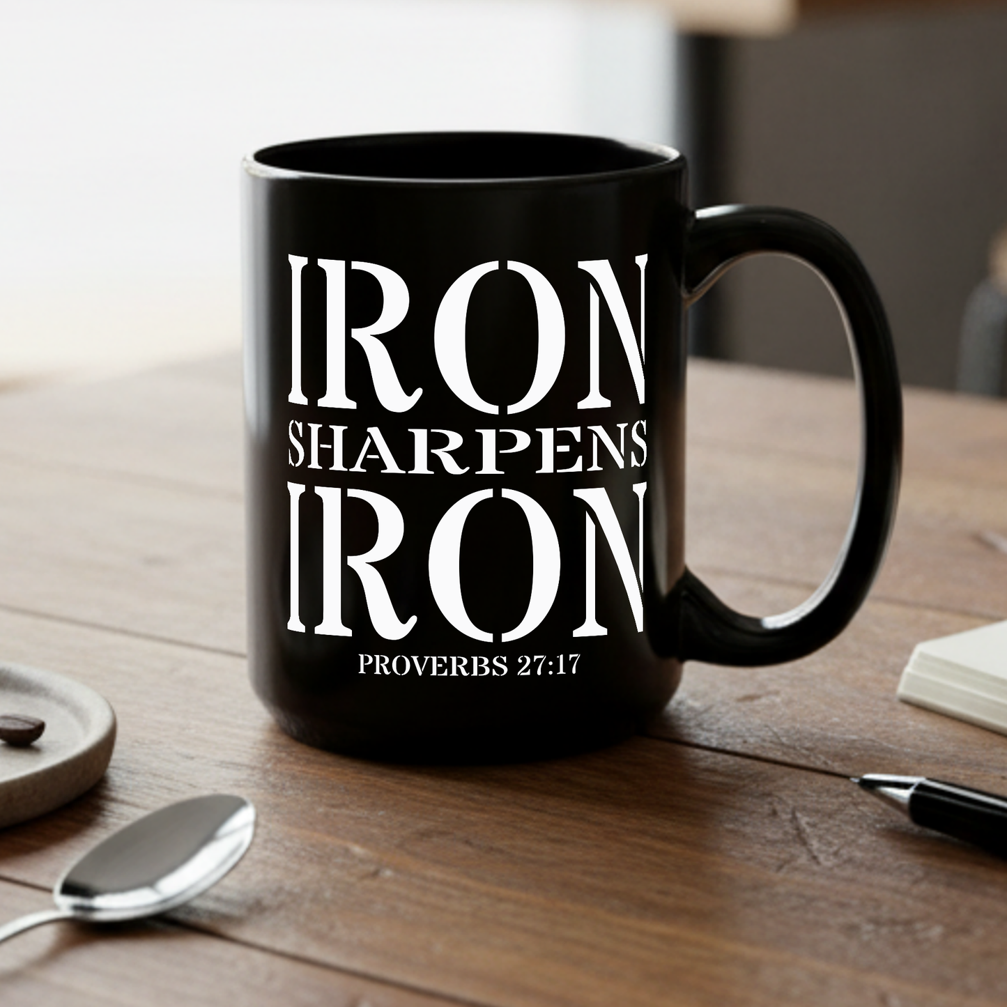 IRON SHARPENS IRON MUG