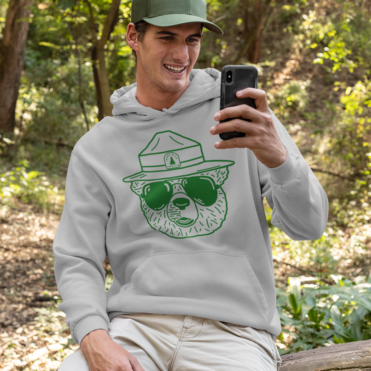 Green Aviators on Smores The Bear