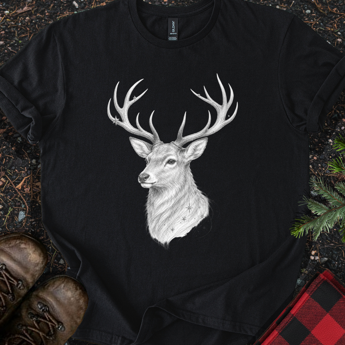 Deer and Stars T-Shirt