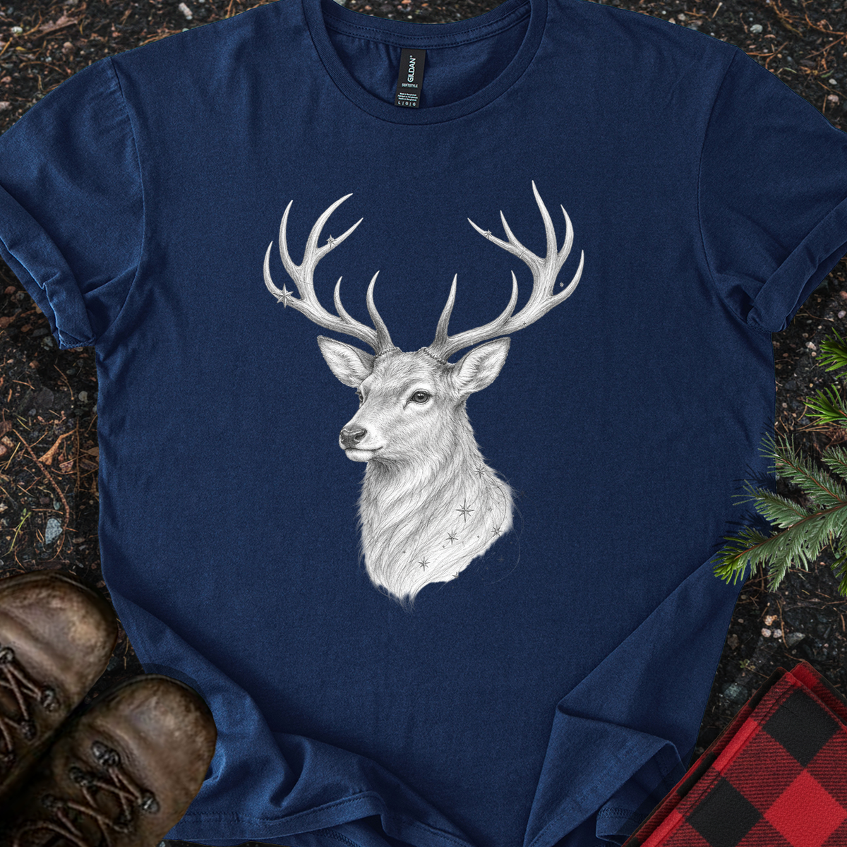 Deer and Stars T-Shirt