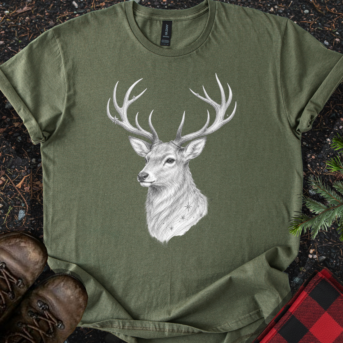 Deer and Stars T-Shirt