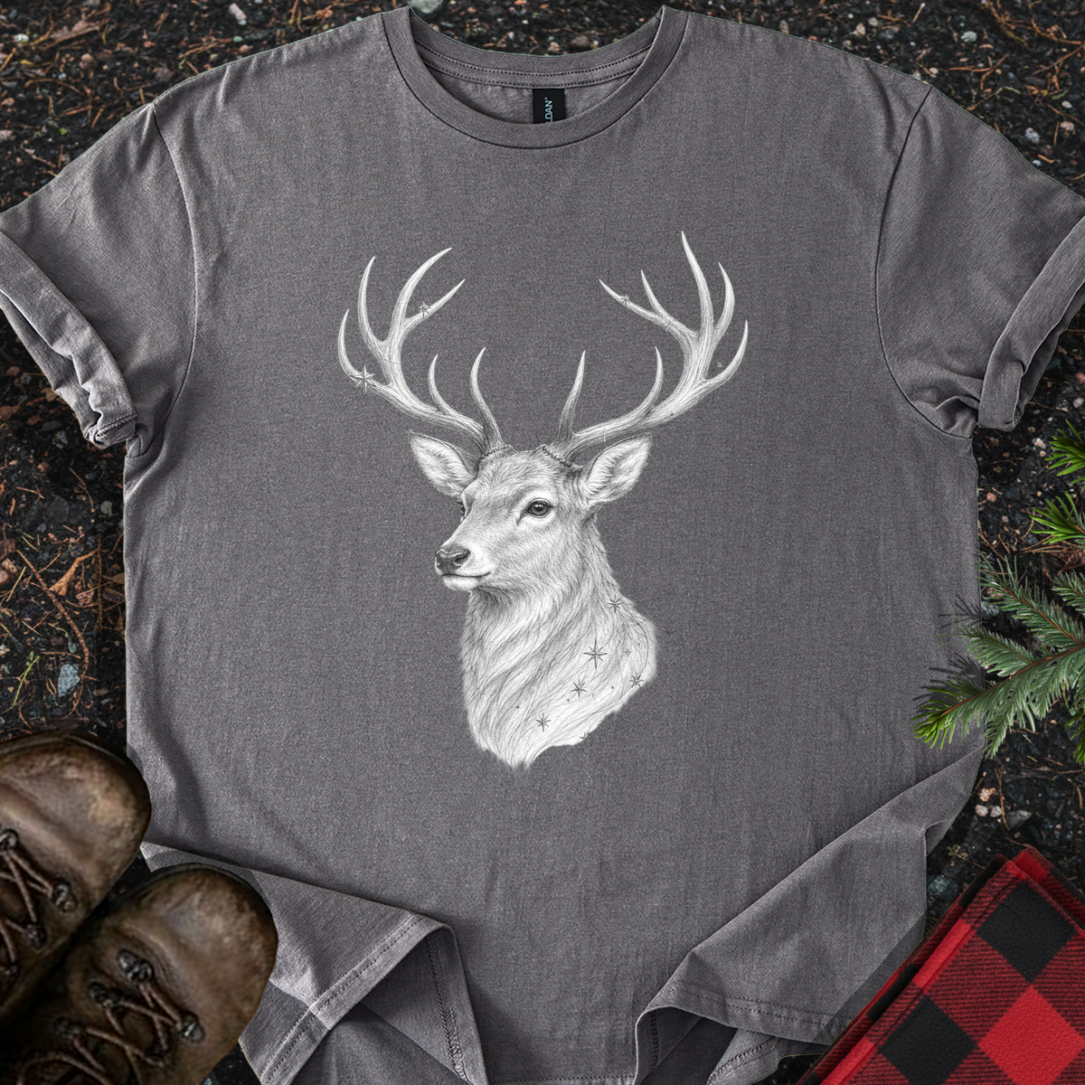 Deer and Stars T-Shirt