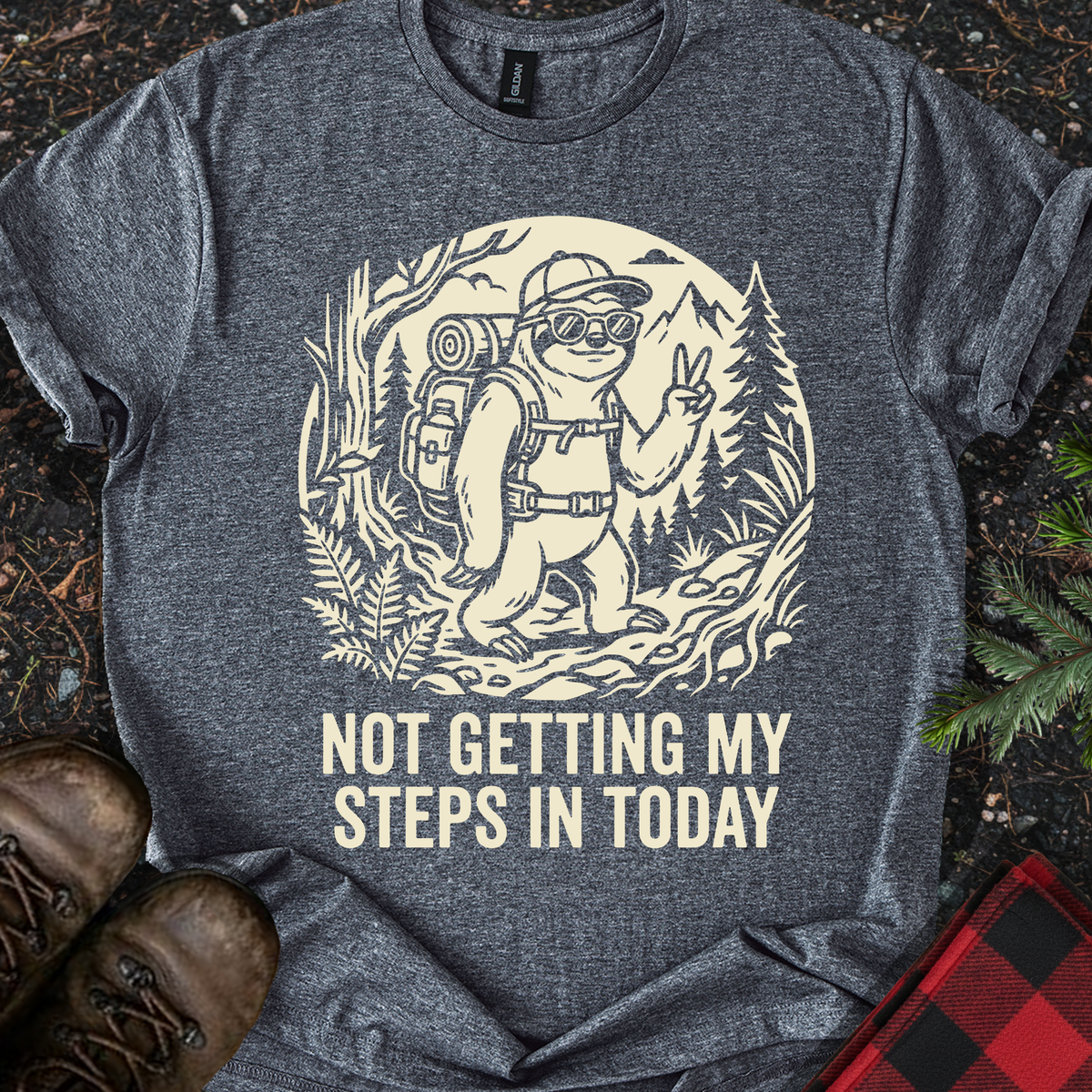 Sloth Hiking T-shirt