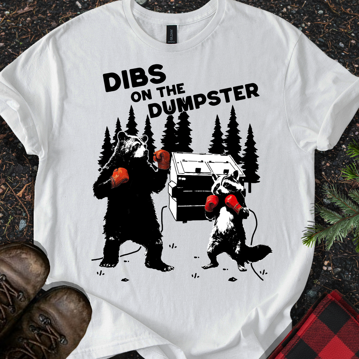 Bear Vs. Raccoon T-shirt
