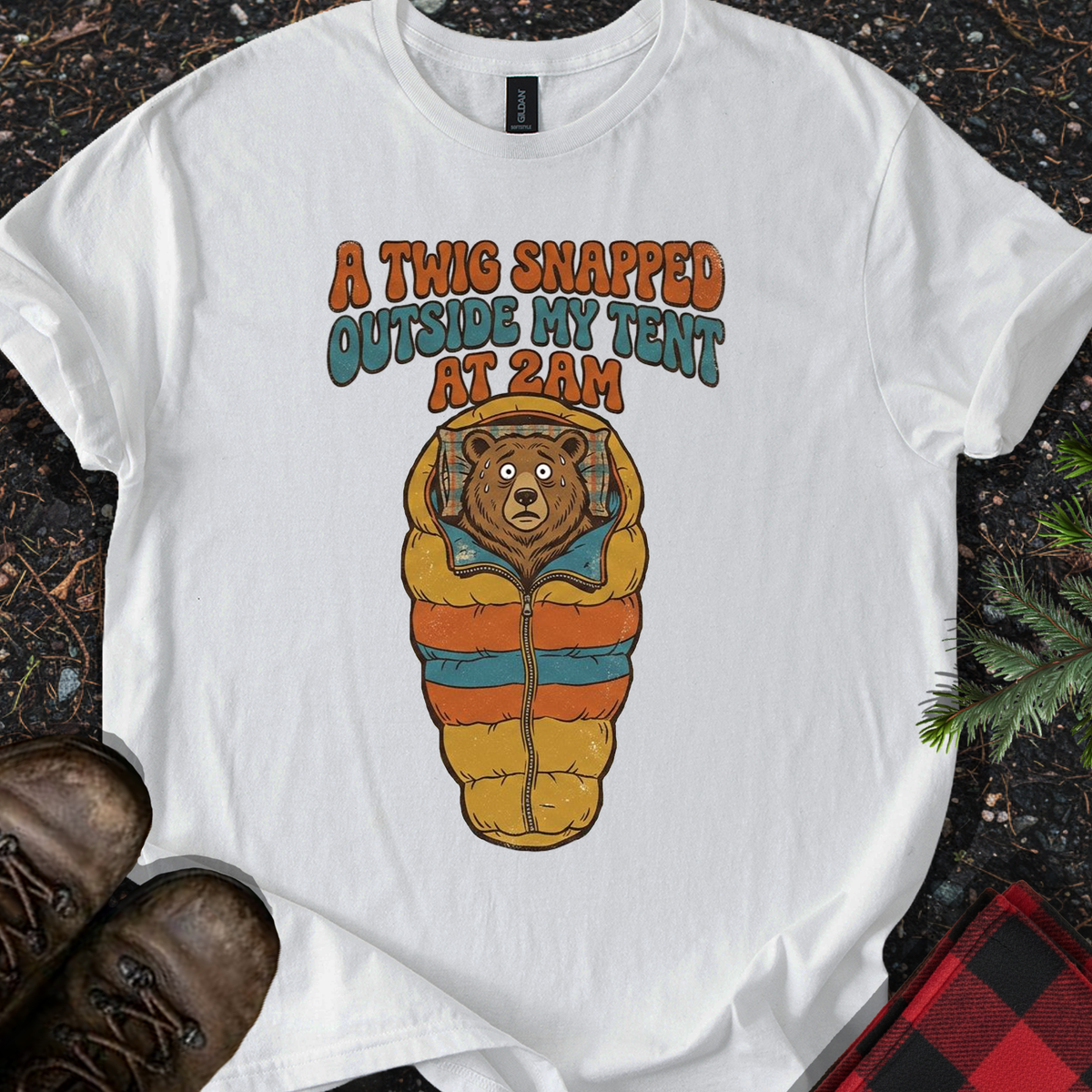 Scared Bear T-shirt