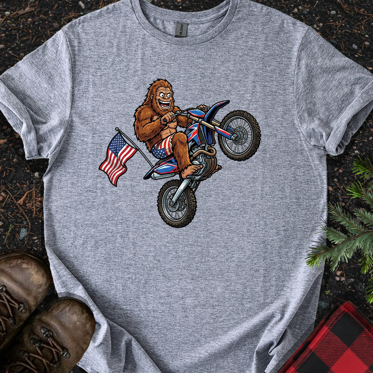 Bigfoot Dirtbike T-shirt