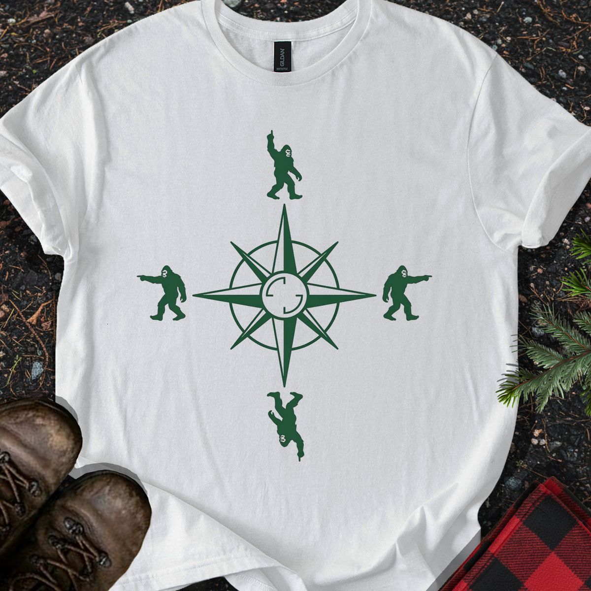 Bigfoot Compass T-shirt