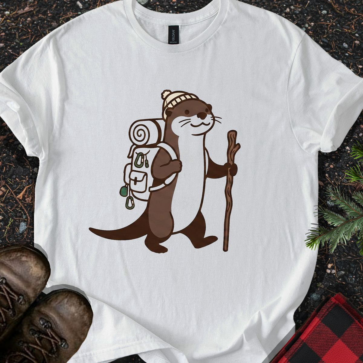 Hiking Otter T-shirt