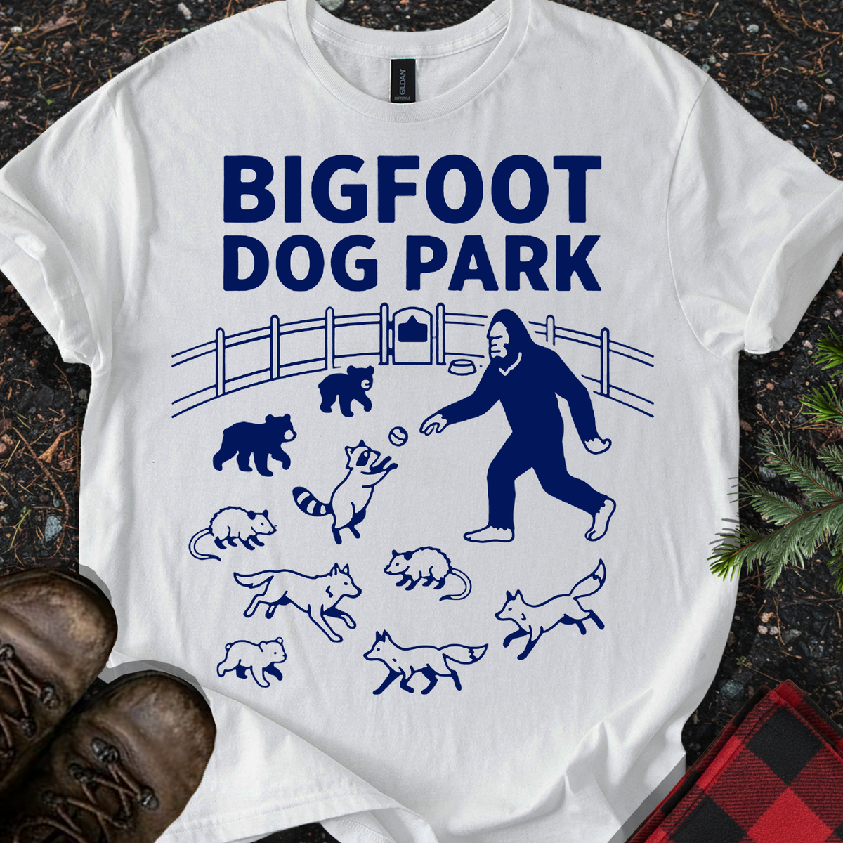 Bigfoot Dog Park T-shirt