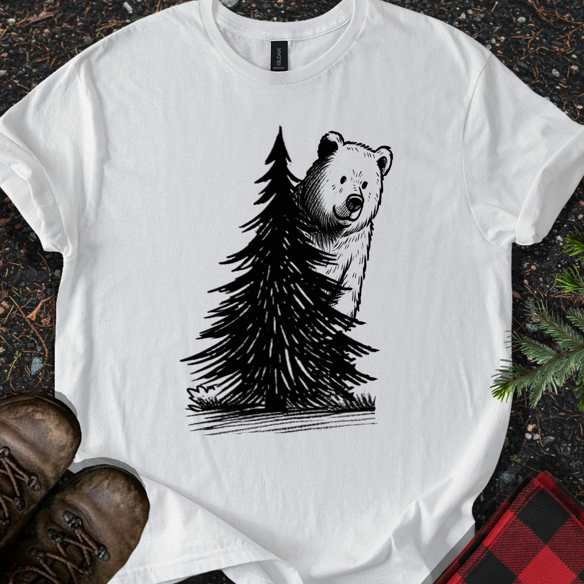 Peeking Bear T-shirt