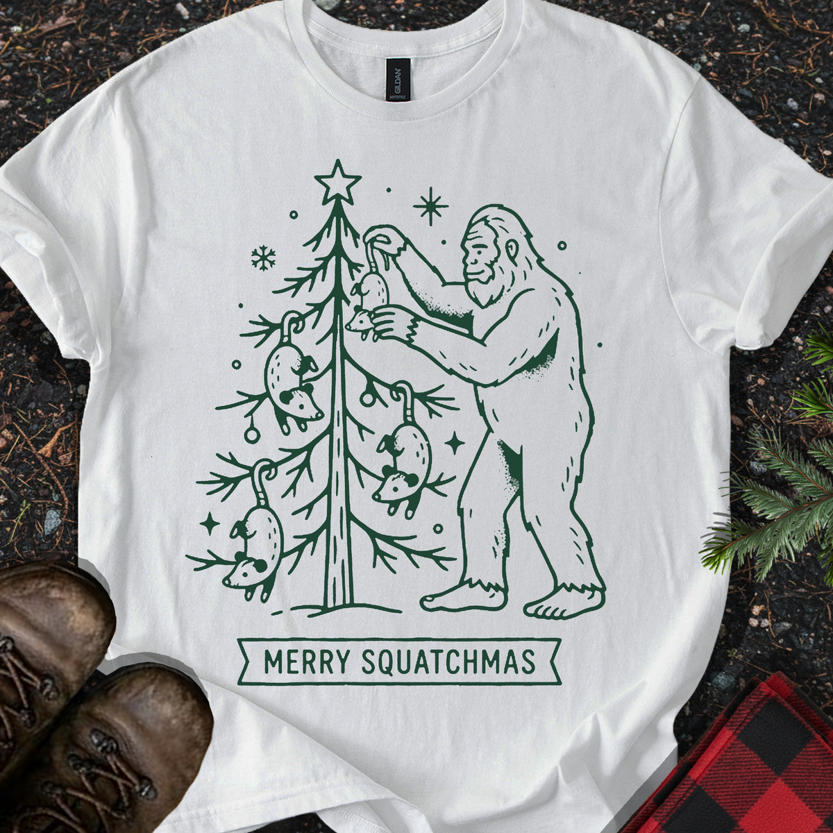 Merry Squatchmas T-shirt