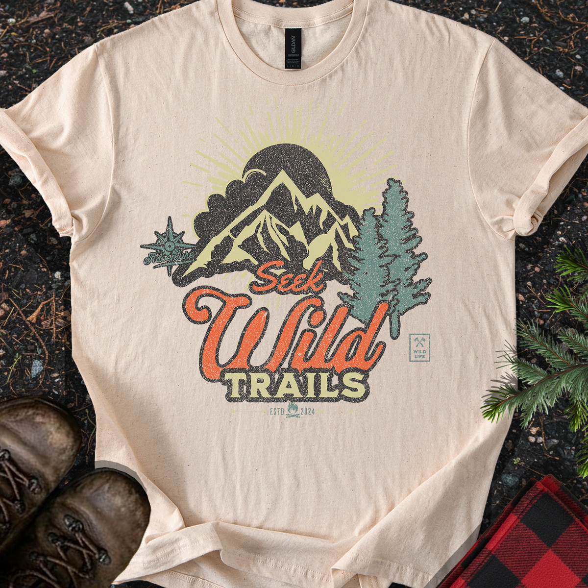 Seek Wild Trails T-shirt