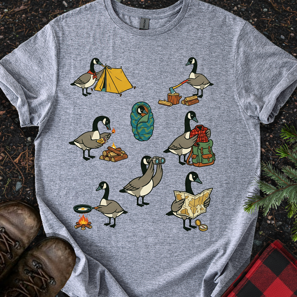 Camping Goose T-shirt