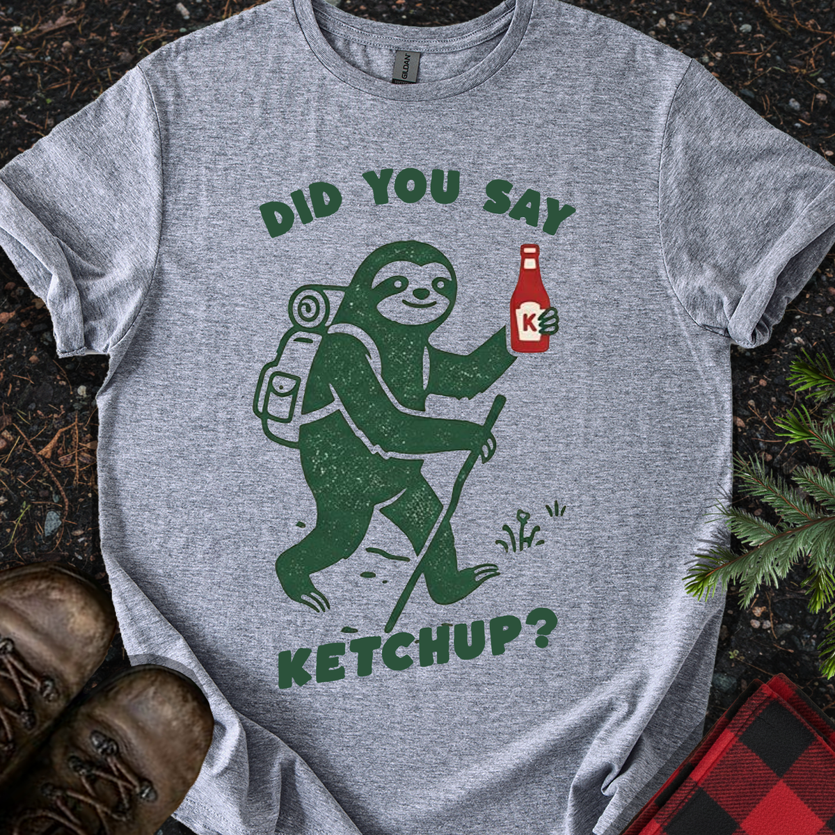 Sloth Hiking T-shirt