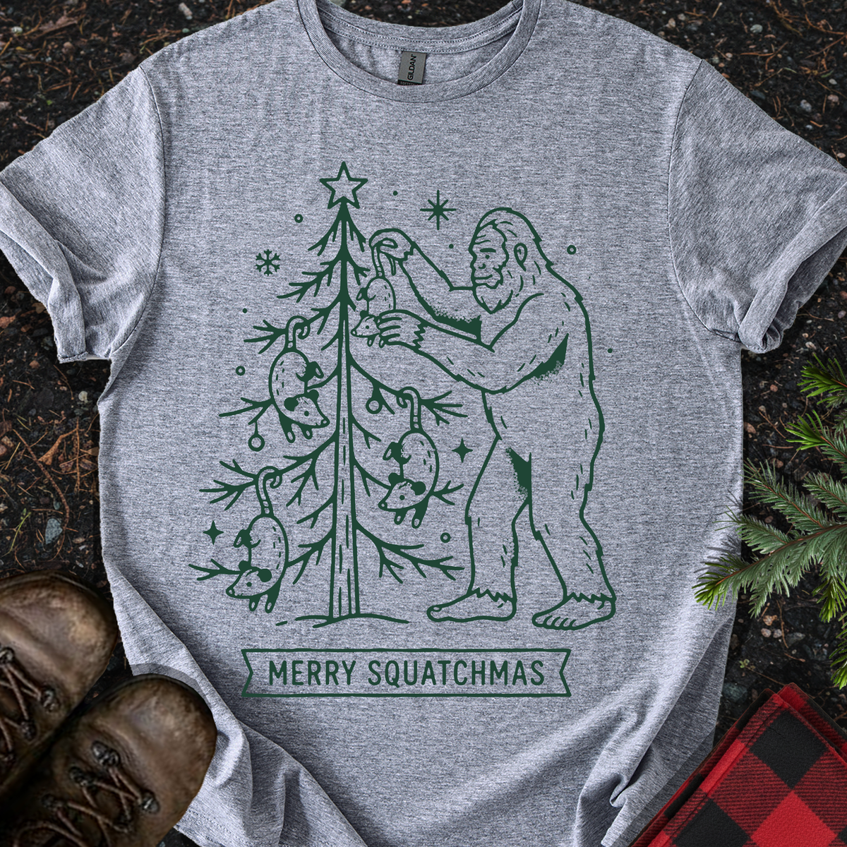 Merry Squatchmas T-shirt
