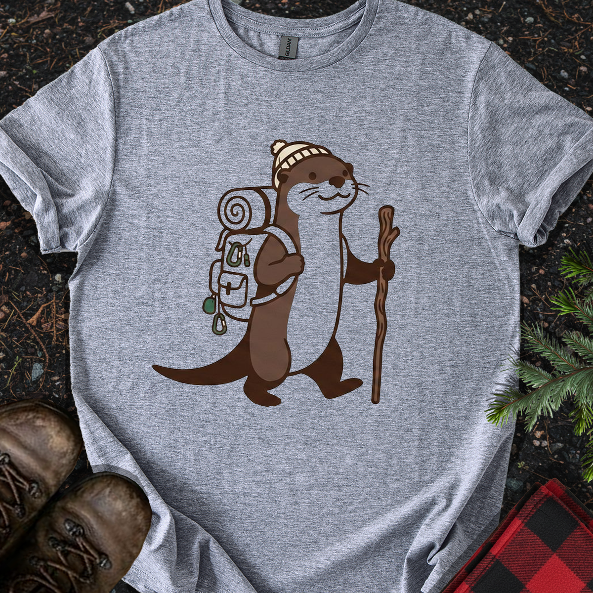 Hiking Otter T-shirt
