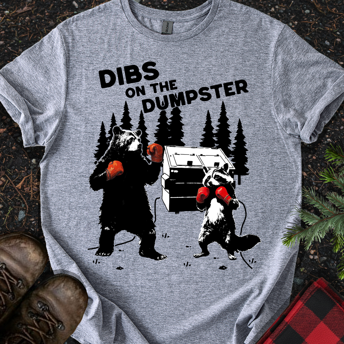 Bear Vs. Raccoon T-shirt