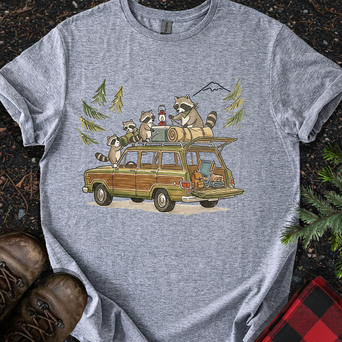 Family Camping T-shirt