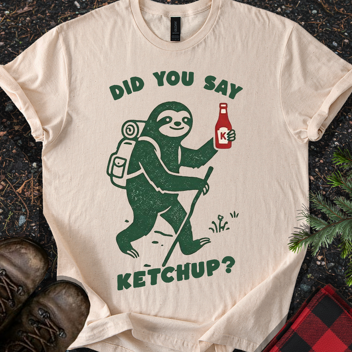 Sloth Hiking T-shirt