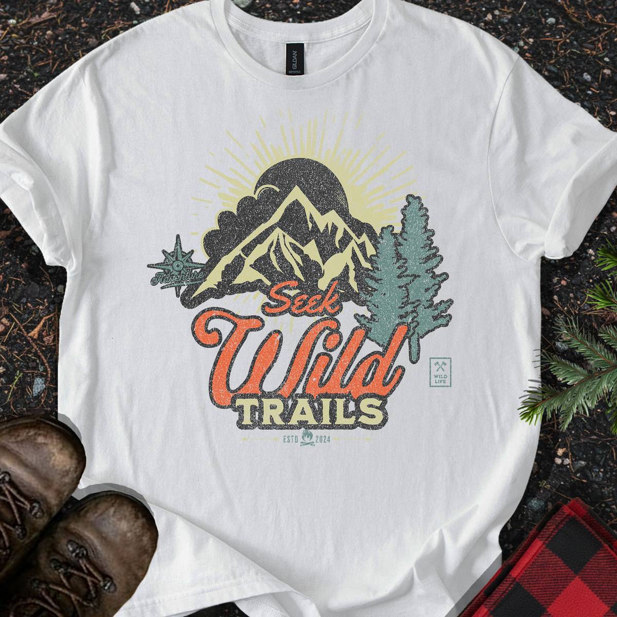 Seek Wild Trails T-shirt