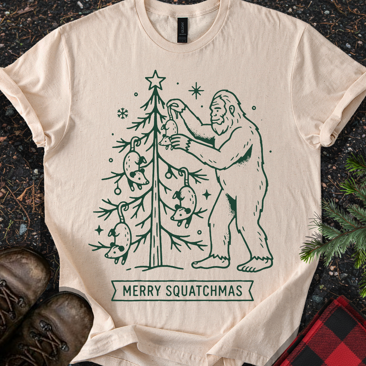 Merry Squatchmas T-shirt