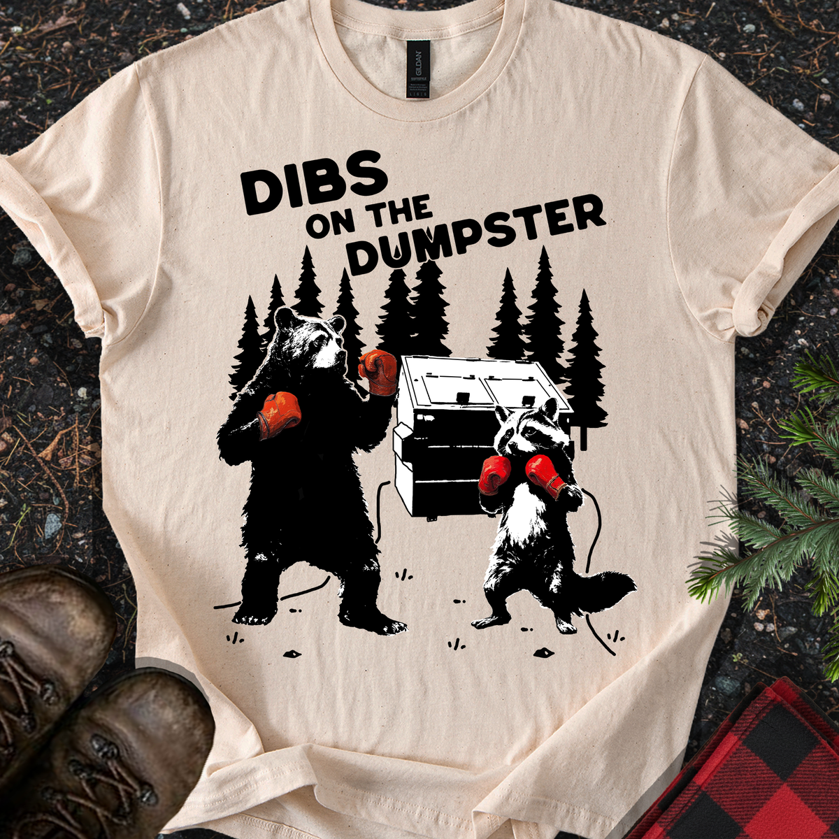Bear Vs. Raccoon T-shirt