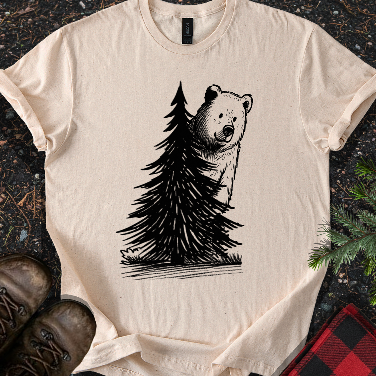 Peeking Bear T-shirt