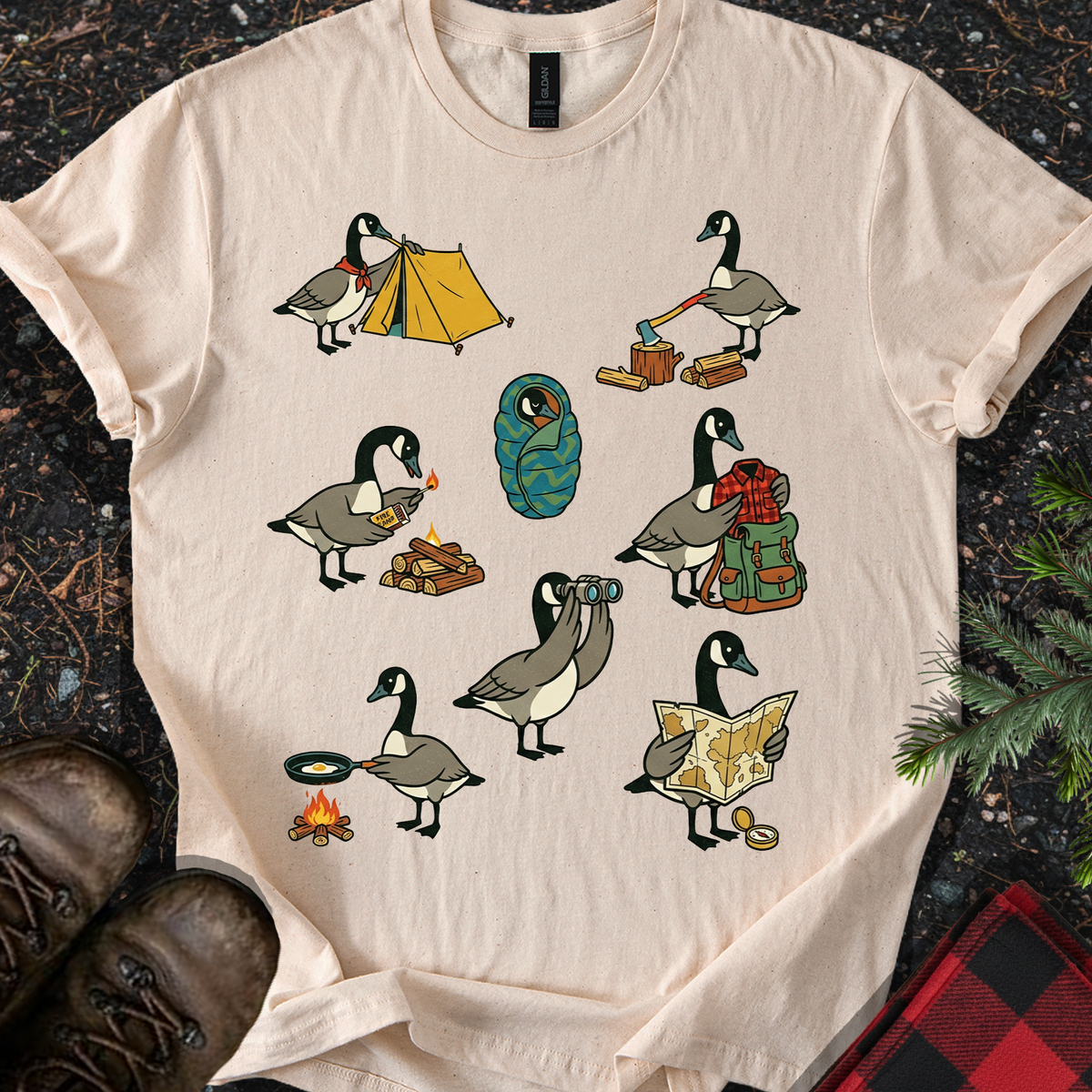 Camping Goose T-shirt