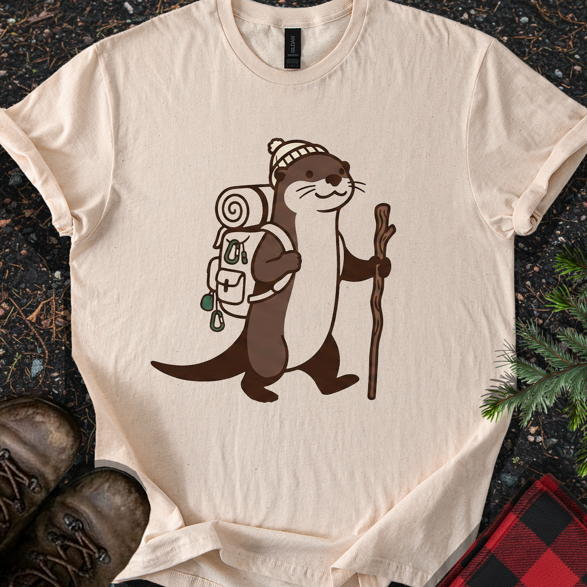 Hiking Otter T-shirt