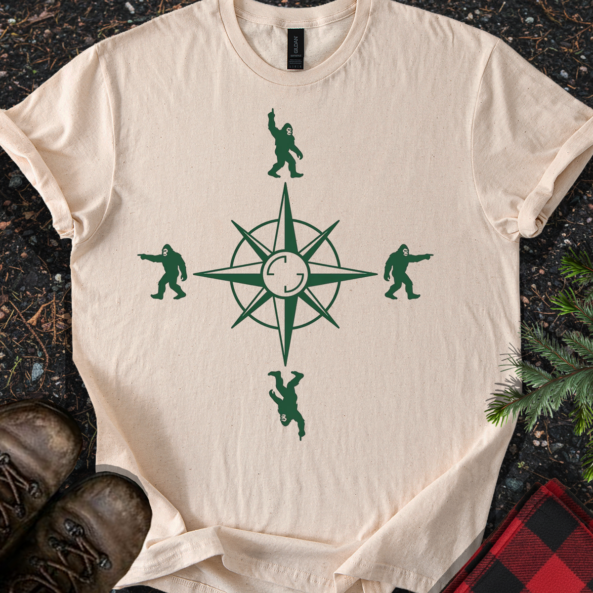 Bigfoot Compass T-shirt