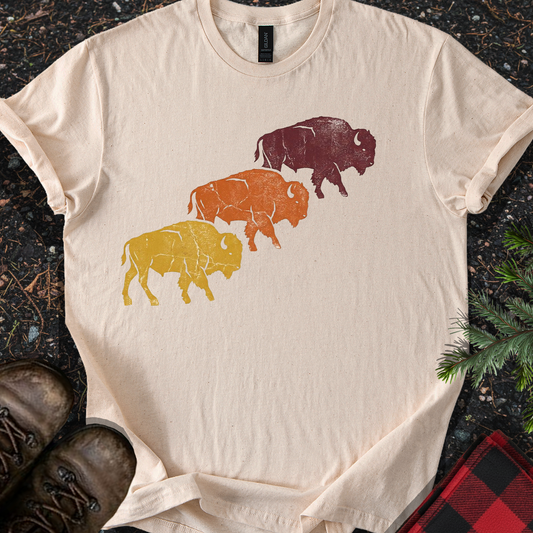 Retro Bison T-shirt