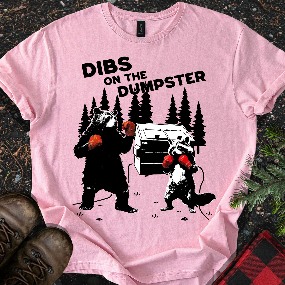 Bear Vs. Raccoon T-shirt