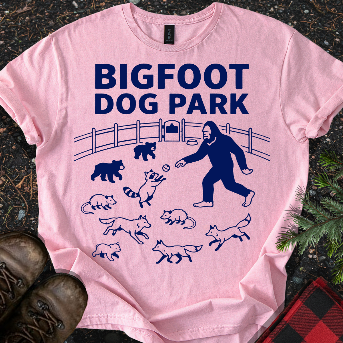 Bigfoot Dog Park T-shirt