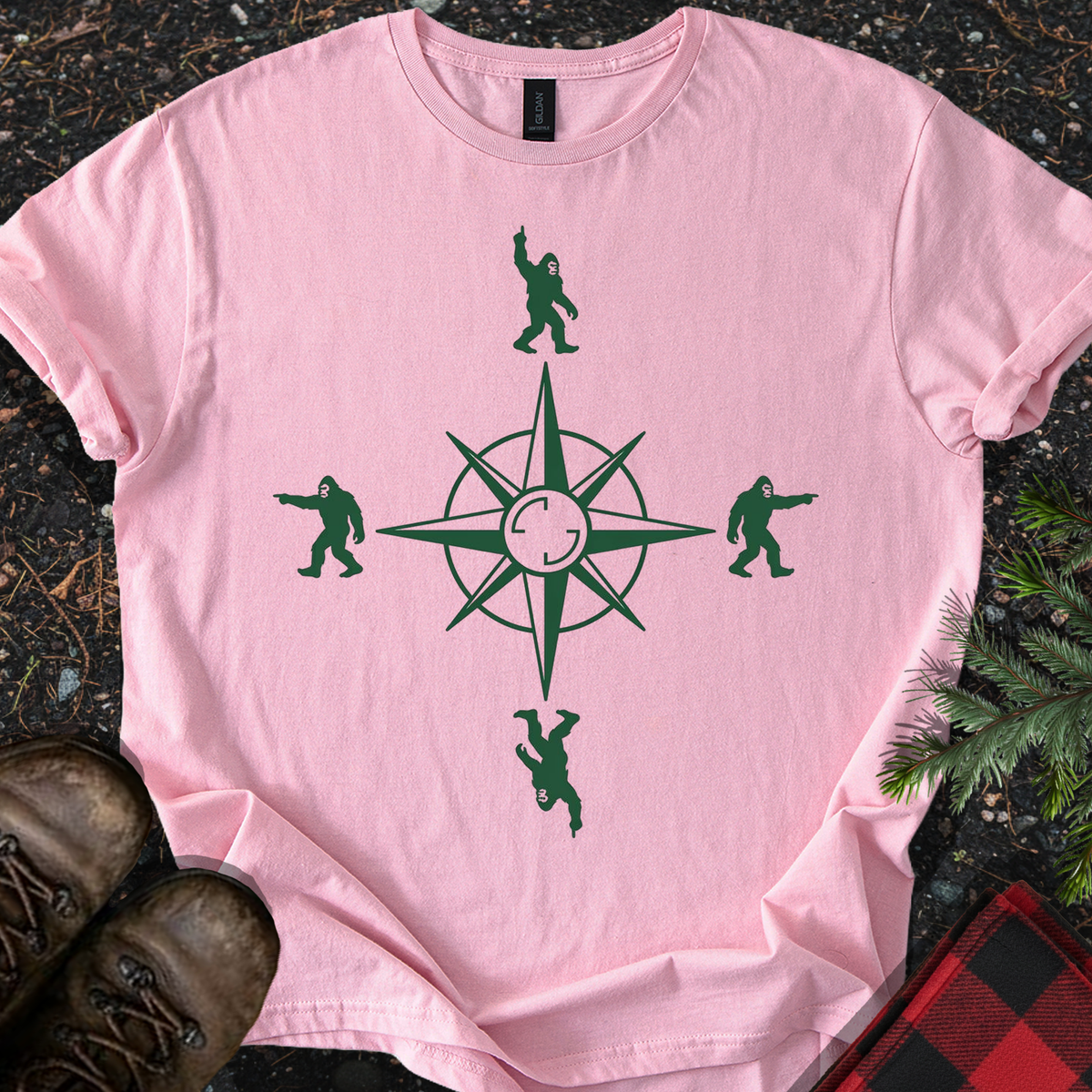 Bigfoot Compass T-shirt