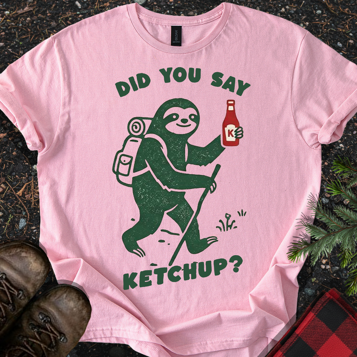 Sloth Hiking T-shirt