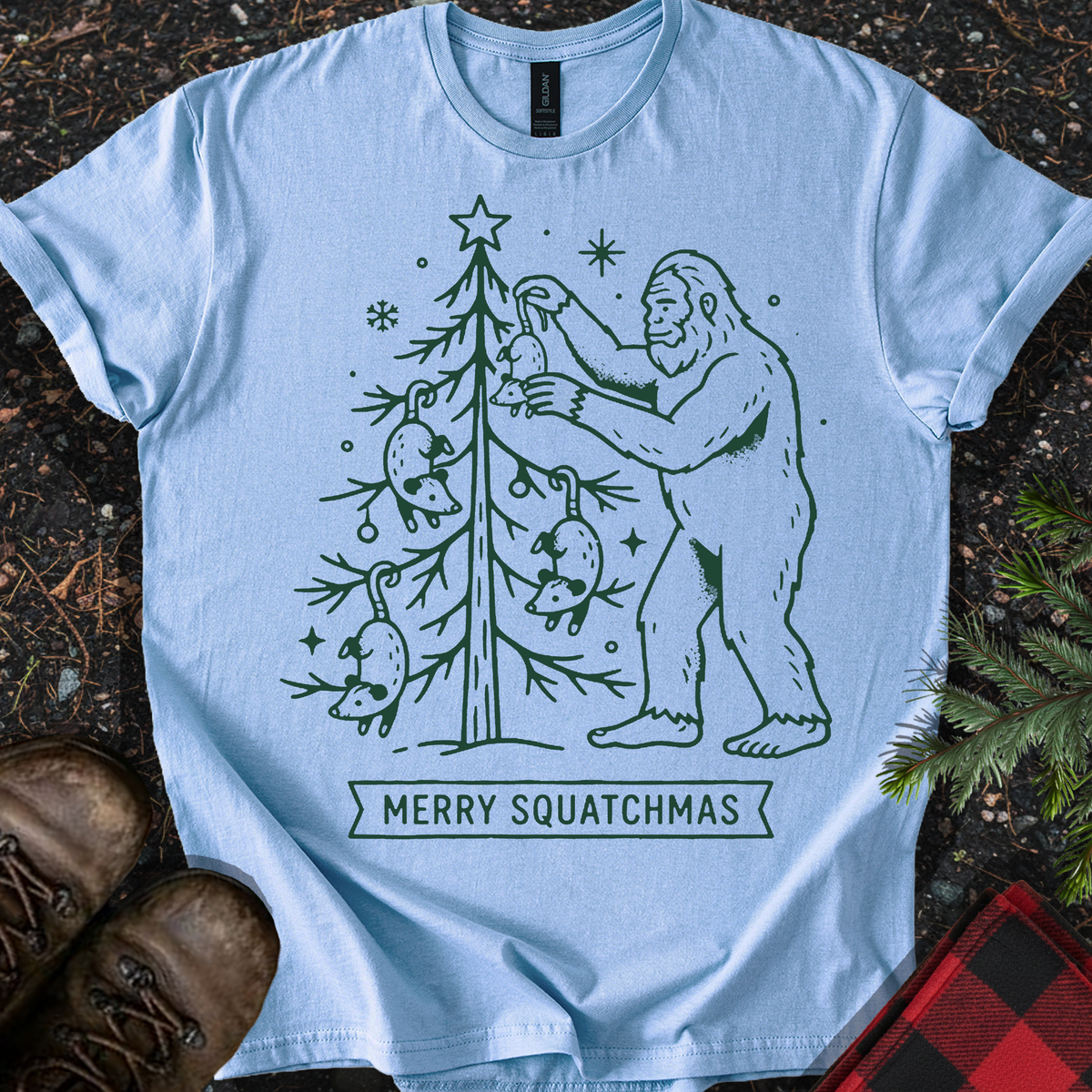 Merry Squatchmas T-shirt
