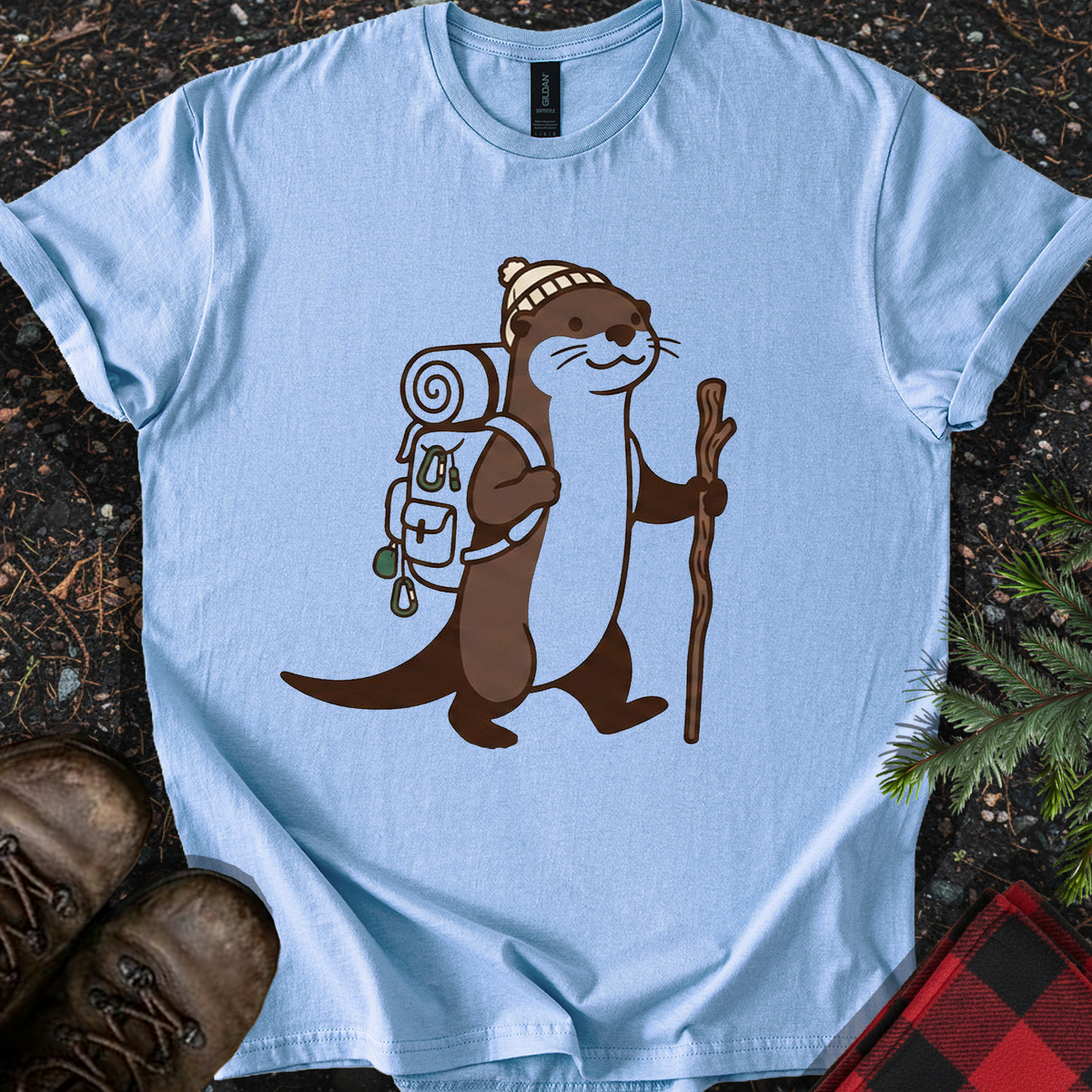 Hiking Otter T-shirt