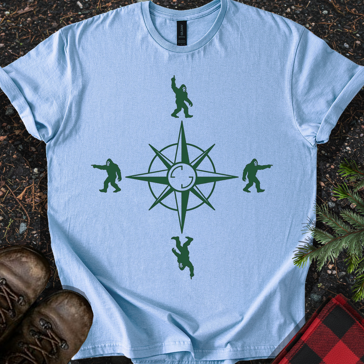 Bigfoot Compass T-shirt