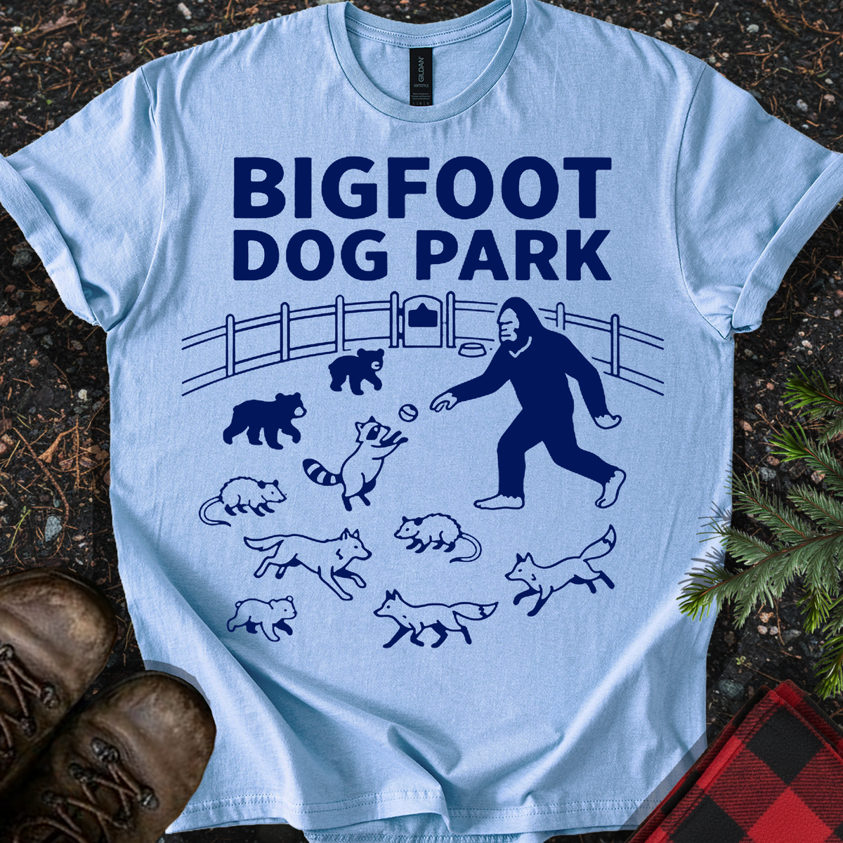 Bigfoot Dog Park T-shirt