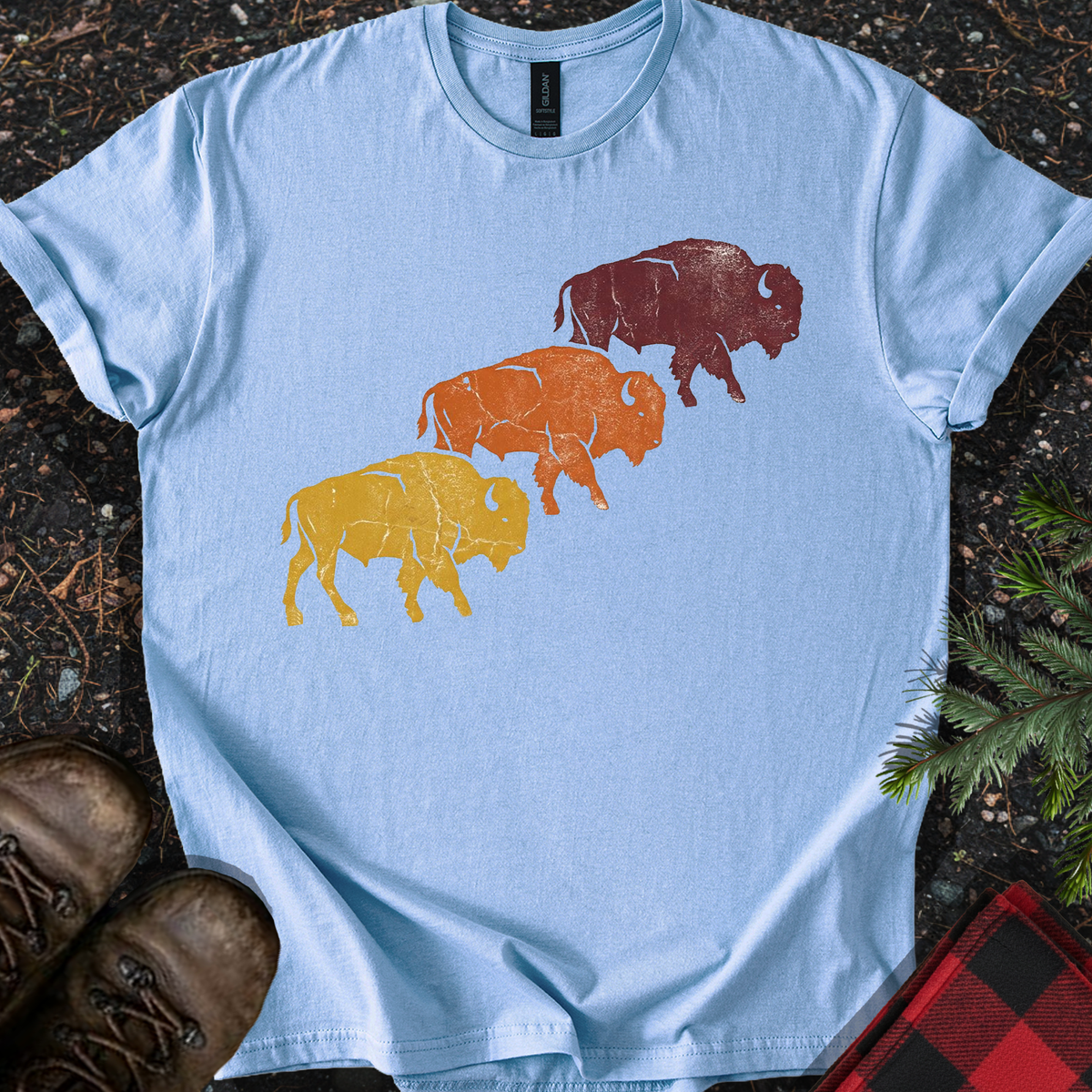 Retro Bison T-shirt