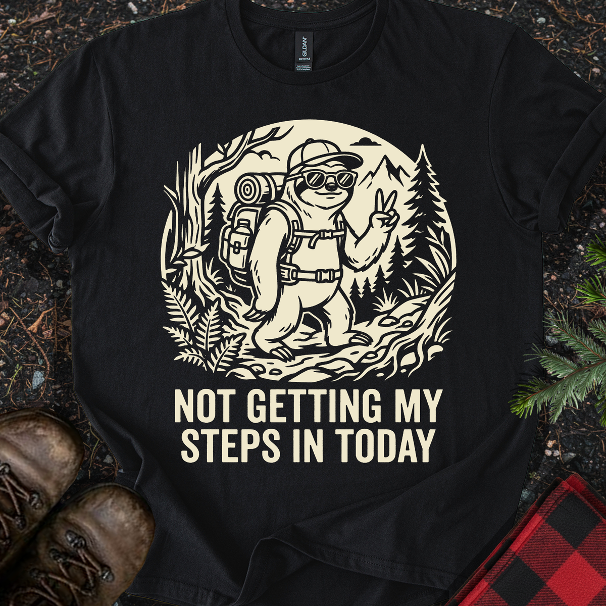 Sloth Hiking T-shirt
