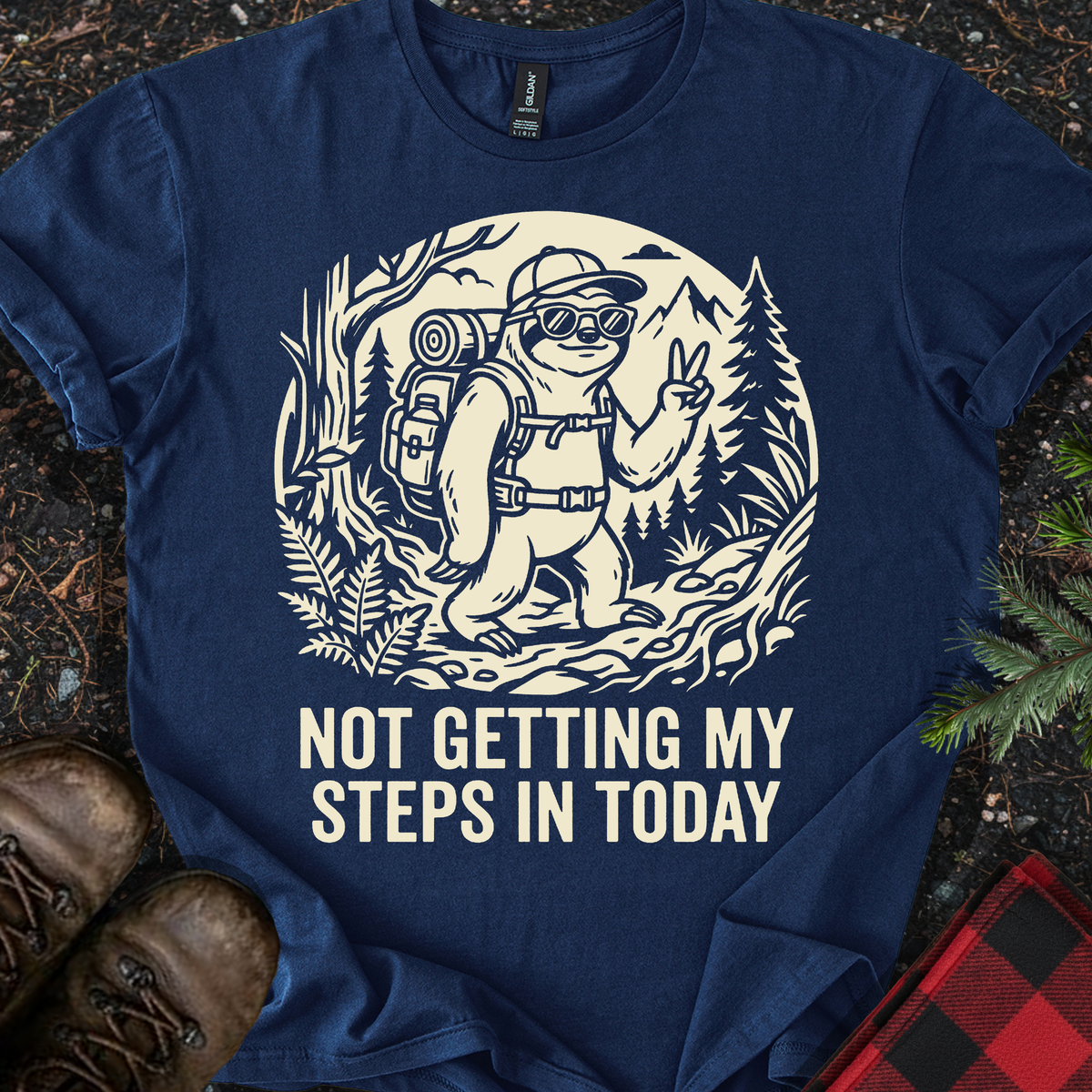 Sloth Hiking T-shirt