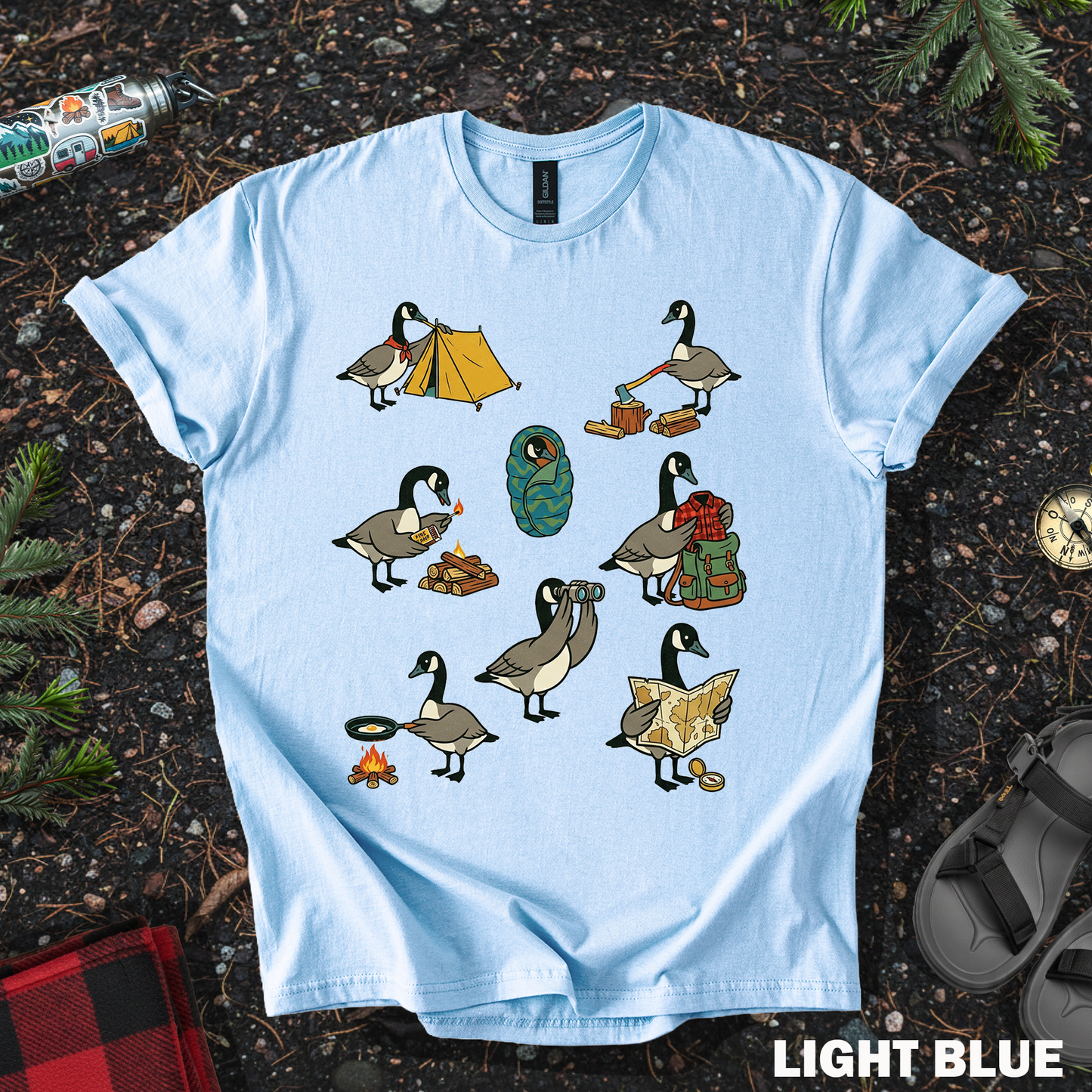 Camping Goose Tee